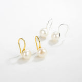 Freshwater Pearl Earrings S925 Sterling Silver Studs