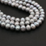 Grey Oval Spacer Loose Beads For DIY Jewelry Making