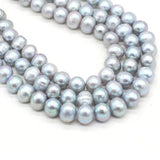 Grey Oval Spacer Loose Beads For DIY Jewelry Making
