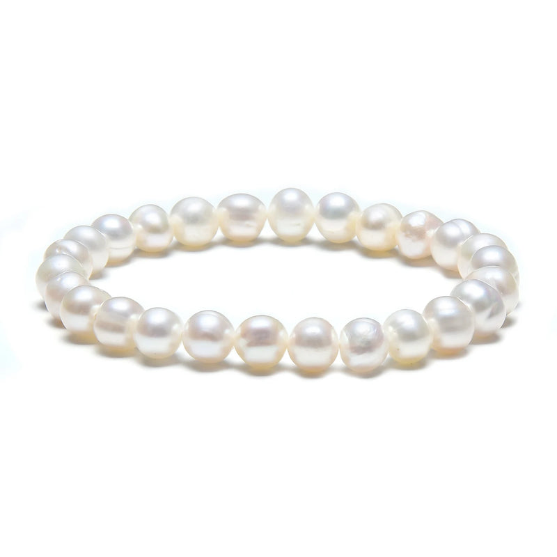 Freshwater Pearl Stretch Bracelet for Women Bridesmaid Gift