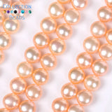 Freshwater Pearl High Button Half Drilled Beads for Jewelry DIY 10pairs