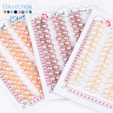Freshwater Pearl High Button Half Drilled Beads for Jewelry DIY 10pairs