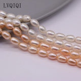 Freshwater Pearl High Punch Rice Beads Loose Pearls DIY Jewelry Making