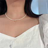 Freshwater Pearl Ball Necklace 14K Filled Chain Jewelry Women