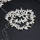 Natural Freshwater Pearl Irregular Beads Three-Seven Hole Loose Bead