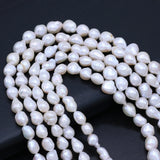Freshwater Pearl Irregular Droplet Beads 7-9MM