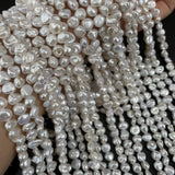Natural Freshwater Pearl Loose Beads Jewelry Making DIY Accessory