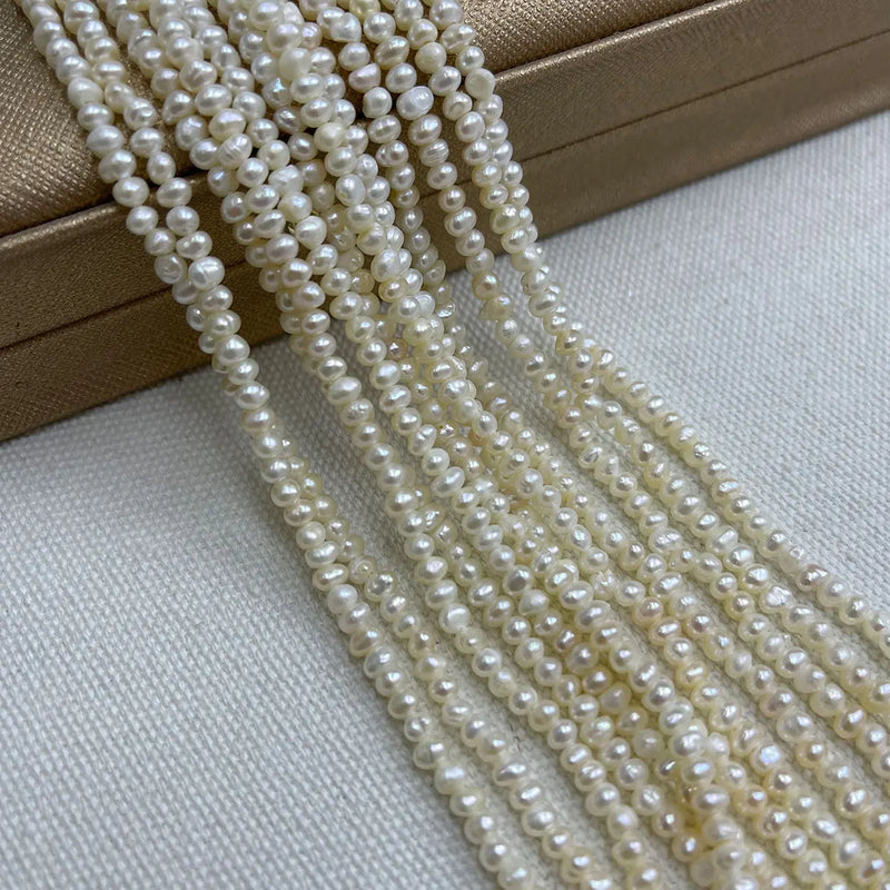 Freshwater Pearl Irregular Shape Beads 3.5-3.8mm