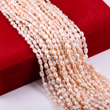 Natural Freshwater Pearl Charm Pearls Beads for DIY Necklace Bracelet 7x9mm