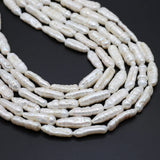 Freshwater Pearl Irregular Pipa Beads for DIY Jewelry Making