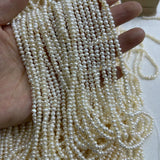 Freshwater Pearl Beads for Jewelry Making, Size 3.5-3.8 MM