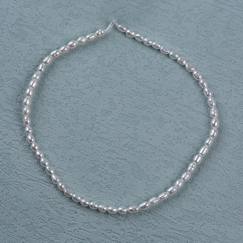 2.5-3mm Rice Shaped Loose Pearl Strand