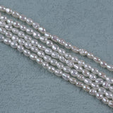 2.5-3mm Rice Shaped Loose Pearl Strand