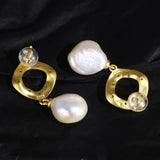 Freshwater Pearl Jewelry Set Sterling Silver Earrings Pendant Necklace