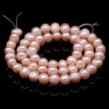 Natural Freshwater Pearl Loose Beads 5-6mm Round Semi-Finished DIY Jewelry