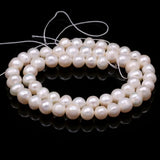 Natural Freshwater Pearl Loose Beads 5-6mm Round Semi-Finished DIY Jewelry