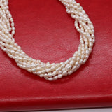 Natural Freshwater Pearl Loose Beads Rice Shaped for Jewelry Making