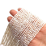 Natural Freshwater Pearl Loose Beads Rice Shaped for Jewelry Making