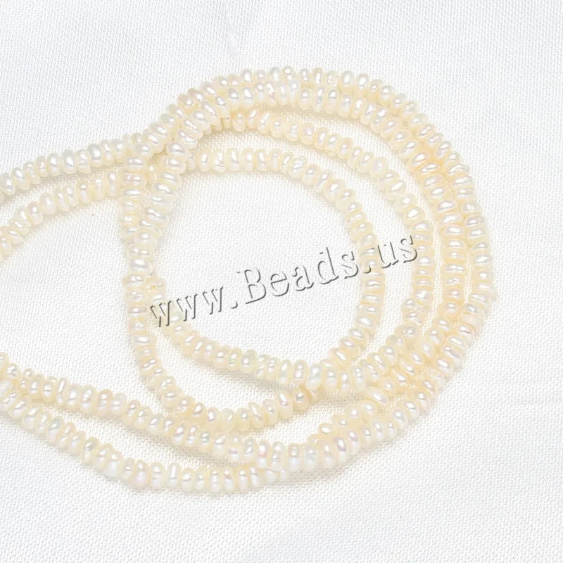 Natural Freshwater Pearl Loose Beads 2-3mm 13.5" Strand