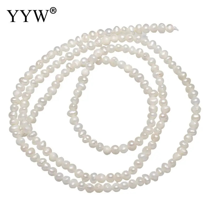 Natural Freshwater Pearl Loose Beads 2.1mm 15 Inch Strand