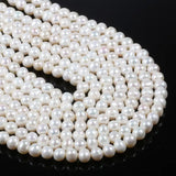 Freshwater Pearl Round Beads 36cm DIY Jewelry Craft Accessory