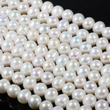 Freshwater Pearl Round Beads 36cm DIY Jewelry Craft Accessory