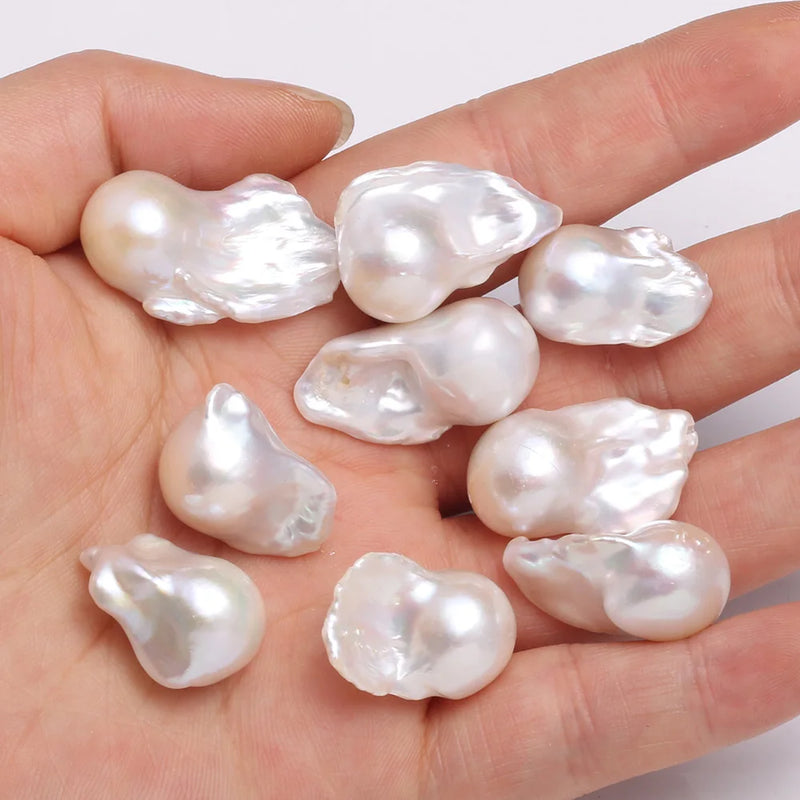 Natural Freshwater Pearl Loose Bead Irregular Shape Pendants for Jewelry Making