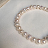 Freshwater Pearl Butterfly Charm Bracelet Retro Versatile Beaded Jewelry Gift