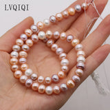 Freshwater Pearl Mix Round Loose Bead for Jewelry Making DIY 8-9 mm