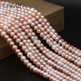 Freshwater Pearl Mix Round Loose Bead for Jewelry Making DIY 8-9 mm