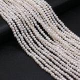 Freshwater Pearl Near Round Beads 3-3.5mm for DIY Jewelry Making