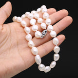 Natural Freshwater Pearl Necklace 10-11mm for Women Love Wedding