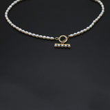 Baroque Natural Freshwater Pearl Necklace Irregular Women Accessories