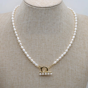 Baroque Natural Freshwater Pearl Necklace Irregular Women Accessories