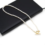 Baroque Natural Freshwater Pearl Necklace Irregular Women Accessories
