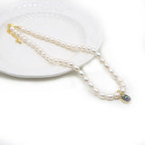 Baroque Meter shape Freshwater Pearl Necklace