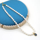 Baroque Meter shape Freshwater Pearl Necklace