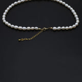 Baroque Meter shape Freshwater Pearl Necklace