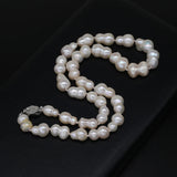 Natural Freshwater Pearl Necklace Baroque Round Accessories Women