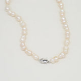 Natural Freshwater Pearl Necklace Baroque Round Accessories Women