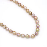 Natural Freshwater Pearl Necklace Baroque Round Accessories Women