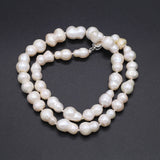 Natural Freshwater Pearl Necklace Baroque Round Accessories Women