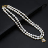 Freshwater Pearl Necklace Baroque Rounds Women Accessories
