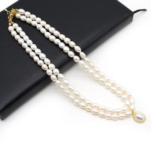 Freshwater Pearl Necklace Baroque Rounds Women Accessories