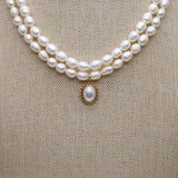 Freshwater Pearl Necklace Baroque Rounds Women Accessories