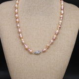Baroque Freshwater Pearl Necklace Women Wedding Party Jewelry