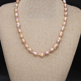 Baroque Freshwater Pearl Necklace Women Wedding Party Jewelry