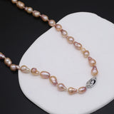 Baroque Freshwater Pearl Necklace Women Wedding Party Jewelry