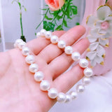 Freshwater Pearl Necklace Classic Style Black/White/Pink/Purple Pearl Necklace