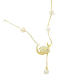 Freshwater Pearl Necklace Hotan Jade Rabbit Star Collar Pendant
